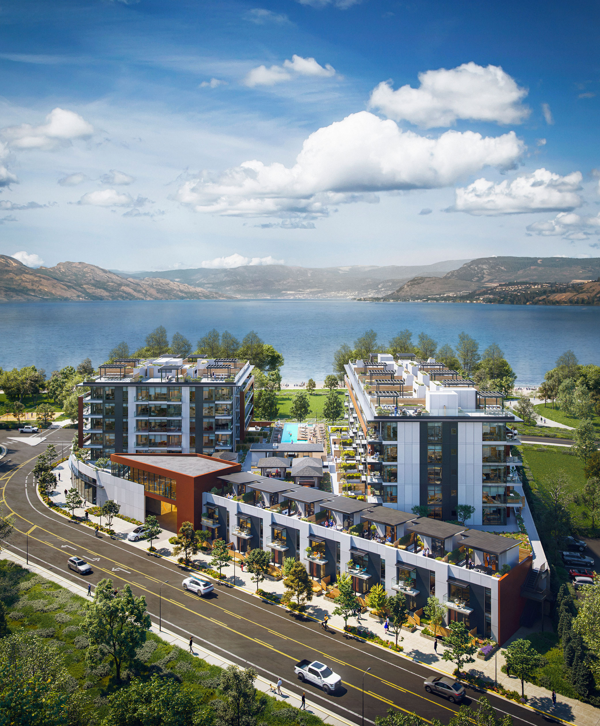 Incredible surroundings of Okanagan Lake
